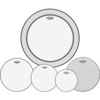 Remo Emperor Clear Complete Pack - 10 12 14" Heads w/20 P3 + Free 14 Ambassador