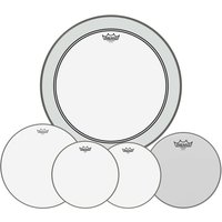 Remo Emperor Clear Complete Pack - 12 13 16" Heads w/22 P3 + Free 14 Emperor