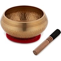 Gear4music Life 17.5cm Hammered Brass Singing Bowl 1300g