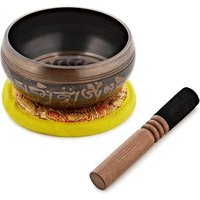 Gear4music Life 8.5cm Ornate Brass Singing Bowl 215g