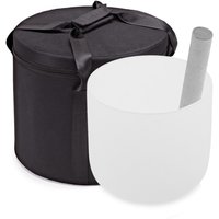 Gear4music Life 7" Crystal Singing Bowl with Carry Bag 432Hz Note A