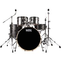 Natal Arcadia Poplar 5pc 22" Drum Kit w/Hardware Grey Strata