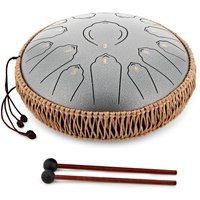 Gear4music Life 12" Steel Tongue Drum 15 Notes D-Major Meteorite