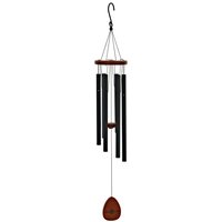 Gear4music Life 6 Note Wind Chime Black