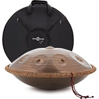 Gear4music Life Handpan 10 Notes D Kurd with Carrying Bag Bronze