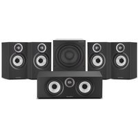 Bowers & Wilkins 607 S3 5.1 Surround Sound Speaker Package Black