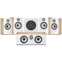 Bowers & Wilkins 606 & 607 S3 Surround Sound Speaker Package Oak