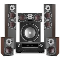 Denon AVC-X3800H & DALI Oberon 5 5.1 Speaker Package Dark Walnut