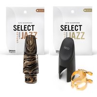 DAddario Alto Select Jazz Marble Mouthpiece Package