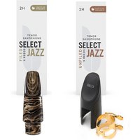 DAddario Tenor Select Jazz Marble Mouthpiece Package
