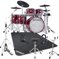 Roland VAD716 Gloss Crimson Bundle