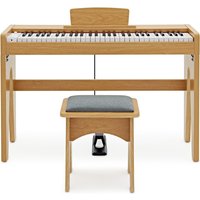 Keynote Junior Digital Piano & Stool Light Oak