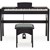 Keynote Junior Digital Piano & Stool Matte Black