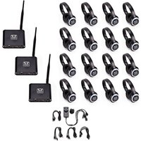 SubZero UHF 3-Channel Silent Disco System Custom Bundle