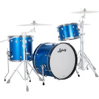 Ludwig Neusonic 20" Downbeat 3pc Shell Pack Blue Super Sparkle