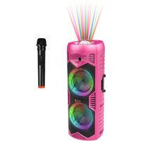 N-Gear Lets Go Party 5150 Portable Karaoke Speaker Pink