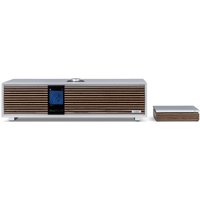 Ruark R410 Integrated Music System in Soft Grey with Half-Price R-CD100 USB CD Player