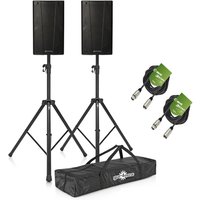 dB Technologies B-Hype 8" Active PA Speaker Bundle with Stands and Cables