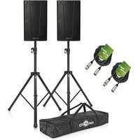 dB Technologies B-Hype 15" Active PA Speaker Bundle with Stands and Cables