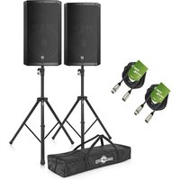 Electro-Voice ELX200-15P 15 Active PA Speaker Bundle with Stands and Cables
