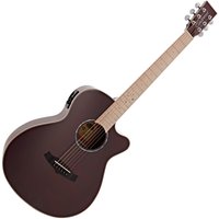 Tanglewood TW4CEBLB Winterleaf Super Folk Barossa Red Gloss