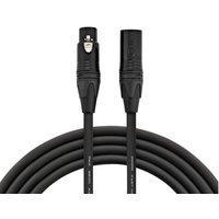 Studiospares Pro Neutrik XLR Mogami Cable 10m Black with Gold-Plated Pins