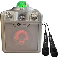 N-Gear Disco Star 710 Portable Karaoke Speaker Silver