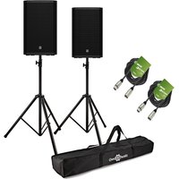 Electro-Voice ZLX-15P G2 15" Active PA Speaker Bundle with Stands and Cables