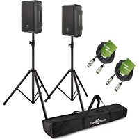 JBL IRX108BT 8" Active PA Speaker Bundle with Stands and Cables JBL IRX108BT 8" Active PA Speaker Bundle with Stands and Cables