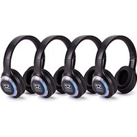 SubZero UHF Silent Disco Headphones Pack of 4