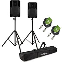 RCF ART 732-A MK5 12" Active PA Speaker Bundle with Stands and Cables