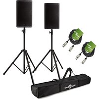 RCF ART 932-A 12" Active PA Speaker Bundle with Stands and Cables