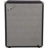 Fender Rumble 210 2x10 Bass Cabinet Black and Silver