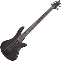 Schecter Stiletto Stealth-5 Bass Guitar Satin Black