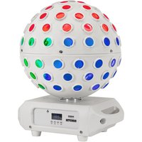 Equinox Asteroid RGBW LED Mirrorball Effect Light White