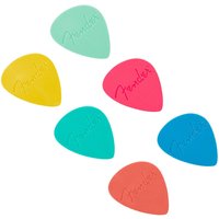 Fender Offset Picks Multi-colour Pack of 6