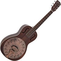 Hartwood Resonator Parlour Guitar Tobacco