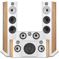 Bowers & Wilkins 603 & 607 S3 Surround Sound Speaker Package Oak