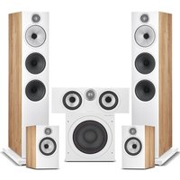 Bowers & Wilkins 603 & 606 S3 Surround Sound Speaker Package Oak