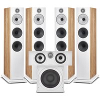 Bowers & Wilkins 603 S3 5.1 Surround Sound Speaker Package Oak