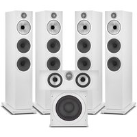 Bowers & Wilkins 603 S3 5.1 Surround Sound Speaker Package White