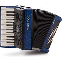 Hohner Bravo II 48 Silent Key Accordion Dark Blue
