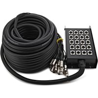 Studiospares 16/4 XLR Stage Box & Snake 30m
