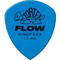 Dunlop 558P Tortex Flow Pick 1mm Blue 12 Pack