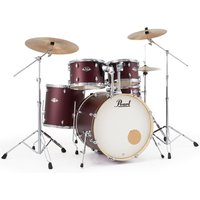Pearl Export 22 Rock Drum Kit Satin Scarlet