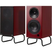 ELAC Designer Series Debut ConneX Adsum Active Bookshelf Speakers (Pair) Burgundy