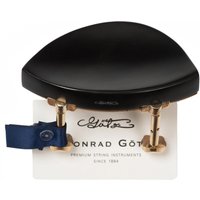 Goetz Kaufmann Style Violin Chinrest Ebony Gold Hill Screws