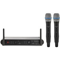 Lambden Audio LA-W1HHD UHF Dual Wireless Handheld Microphone System