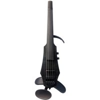 NS Design WAV5 Electric Violin Transparent Black Gloss