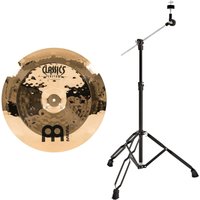 Meinl Classics Custom Extreme Metal 18 China & Gear4music Boom Arm Stand Black